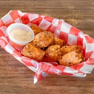 Tater Kegs with Bacon and Cheese